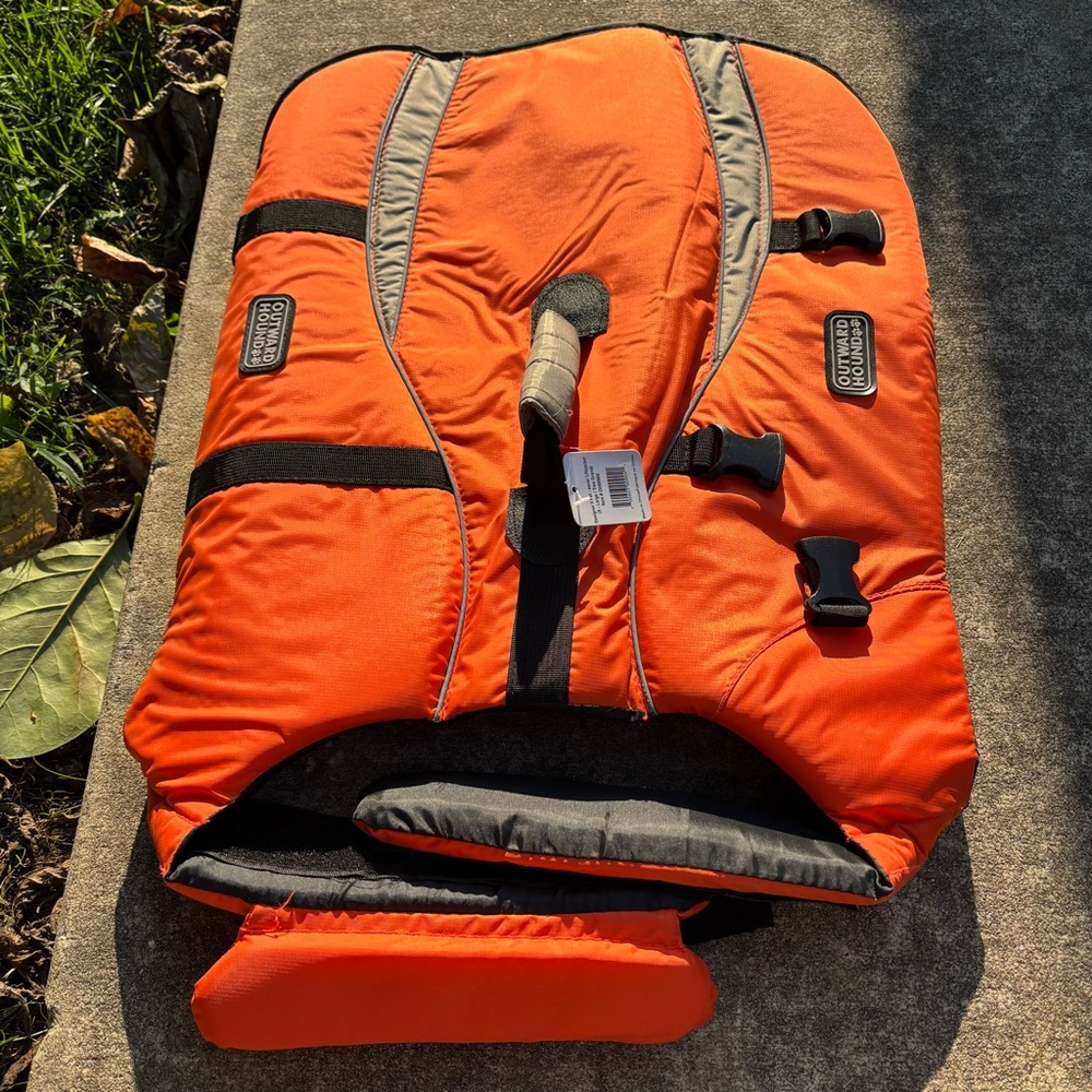 Outward Hound Vibrant Orange Pet Life Vest